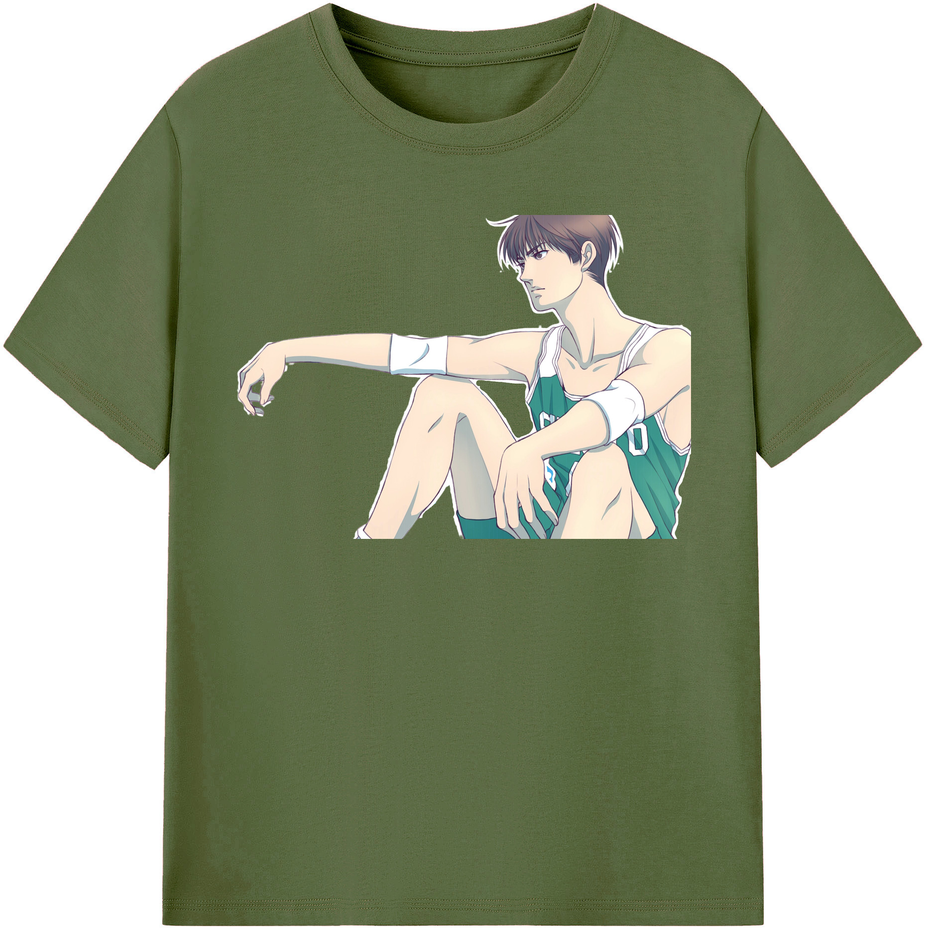 SLAM DUNK／スラムダンク 綿100％半袖Tシャツ（フロントプリント）